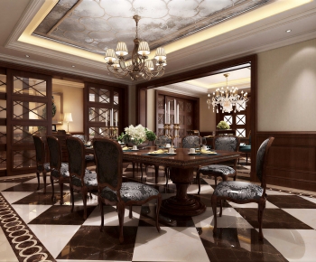 European Style Dining Room-ID:582623968