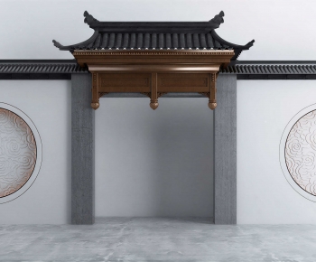 New Chinese Style Building Component-ID:323522092