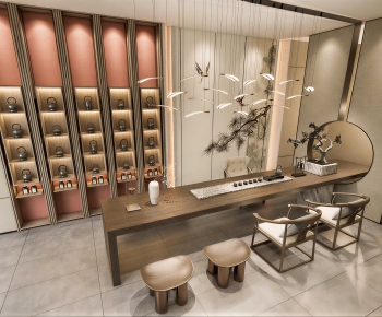 New Chinese Style Tea House-ID:177669514