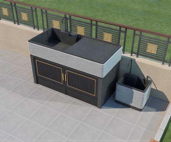 Modern Bathroom Cabinet-ID:577107915