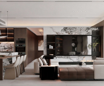 Modern A Living Room-ID:853354937