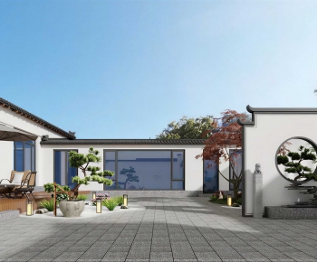 New Chinese Style Courtyard/landscape-ID:119482045