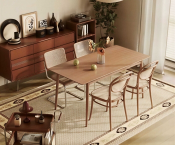 Modern Dining Table And Chairs-ID:752891065