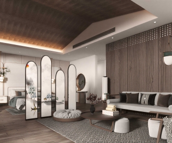 New Chinese Style Bedroom-ID:147109049
