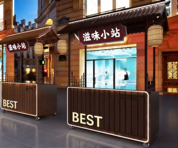 New Chinese Style Facade Element-ID:461726905