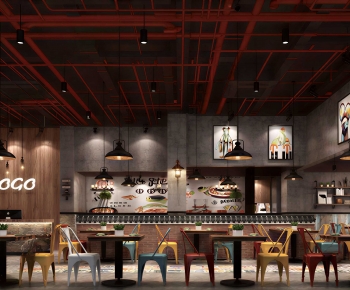 Industrial Style Hot Pot Restaurant-ID:523049819