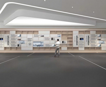 Modern Exhibition Hall-ID:206779961