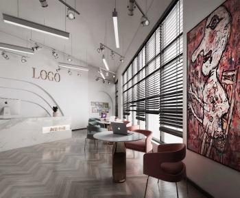 Modern Office Negotiation Area-ID:911433945