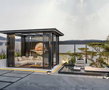 Modern Courtyard/landscape-ID:334428071