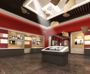 Modern Exhibition Hall-ID:528095015
