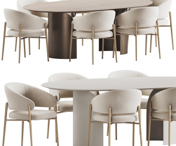 Modern Dining Table And Chairs-ID:627410466