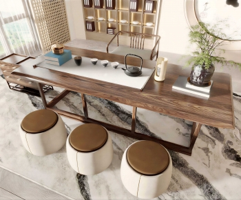 New Chinese Style Tea Tables And Chairs-ID:761642939