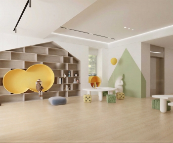Modern Children's Room Activity Room-ID:823030955