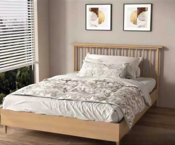 Modern Double Bed-ID:451164017