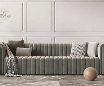 Modern Three-seat Sofa-ID:420520358