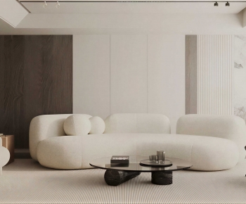 Modern Three-seat Sofa-ID:108380085