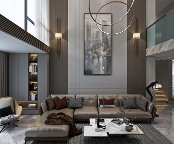 Modern A Living Room-ID:417212966