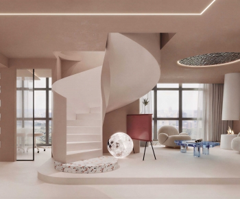 Modern A Living Room-ID:400090938