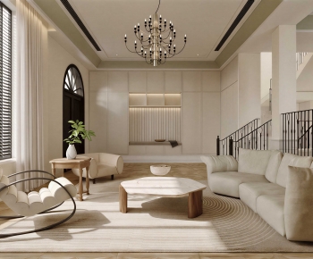 Modern A Living Room-ID:988893037