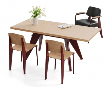 Modern Dining Table And Chairs-ID:105381078