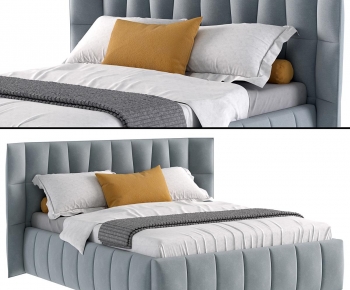 Modern Double Bed-ID:196685081