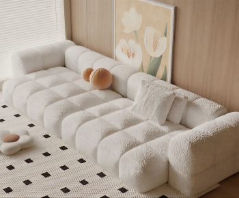 Modern Three-seat Sofa-ID:216212998