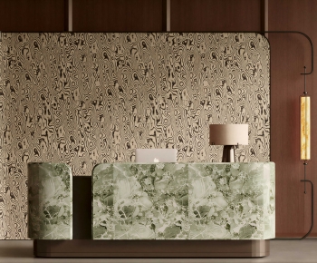 Modern Reception Desk-ID:132163053