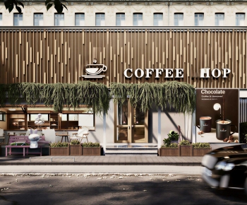 Modern Facade Element-ID:414652113