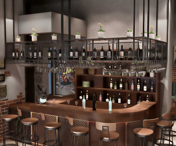 Industrial Style Bar-ID:998491057