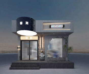 Modern Facade Element-ID:828929907