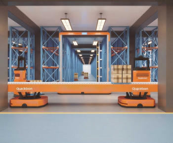 Modern Factory Floor/warehouse-ID:911572937