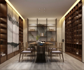 New Chinese Style Tea House-ID:437614923