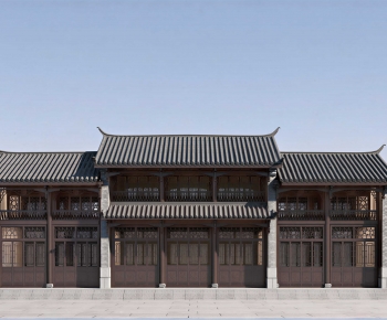 Chinese Style Ancient Architectural Buildings-ID:914810905