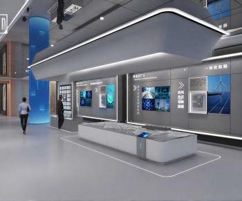 Modern Exhibition Hall-ID:540199311