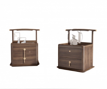 New Chinese Style Bedside Cupboard-ID:938682082