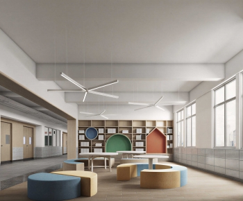 Modern Children's Reading Room-ID:183651928