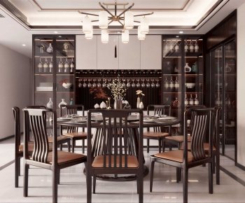 New Chinese Style Dining Room-ID:770030981