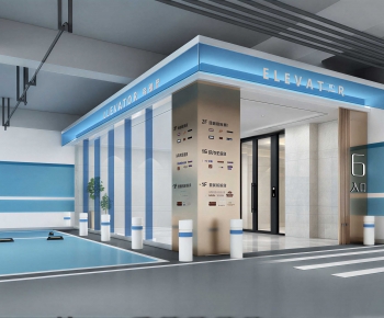 Modern Underground Parking Lot-ID:276463035