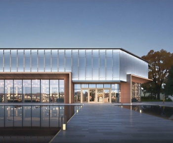 Modern Appearance Of Commercial Building-ID:379446034