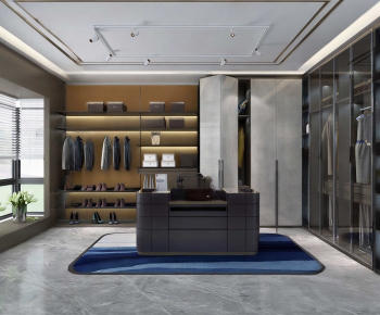 Modern Clothes Storage Area-ID:865280654