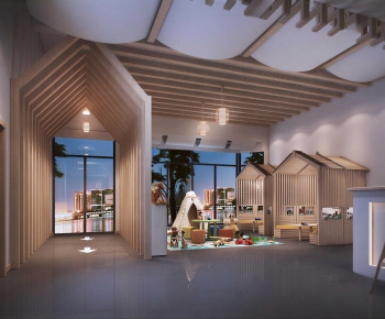Modern Children's Room Activity Room-ID:702719795