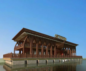 Chinese Style Ancient Architectural Buildings-ID:893548017