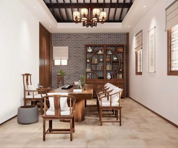 New Chinese Style Tea House-ID:702878004