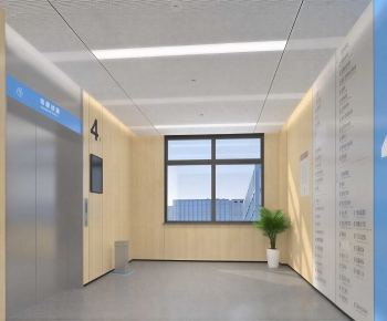 Modern Corridor/elevator Hall-ID:542438989