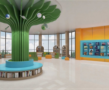 Modern Children's Reading Room-ID:868029653