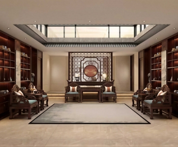 Chinese Style A Living Room-ID:525131942