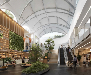 Modern Shopping Mall-ID:723994978