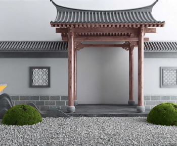 New Chinese Style Courtyard/landscape-ID:355722902