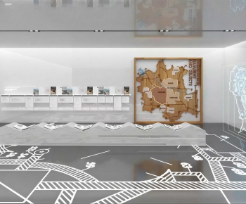 Modern Exhibition Hall-ID:121328835