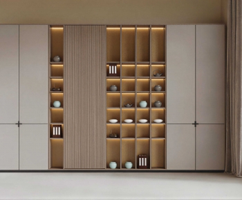 New Chinese Style Decorative Cabinet-ID:598118076